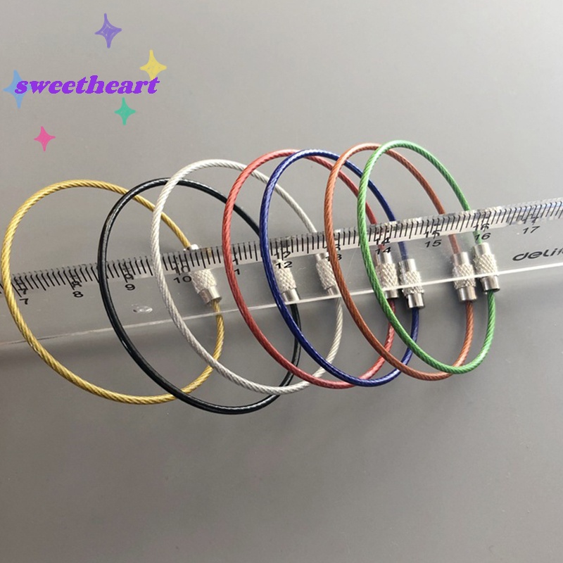 Set 10 Móc Khóa Bằng Thép Không Gỉ Dùng Ngoài Trời