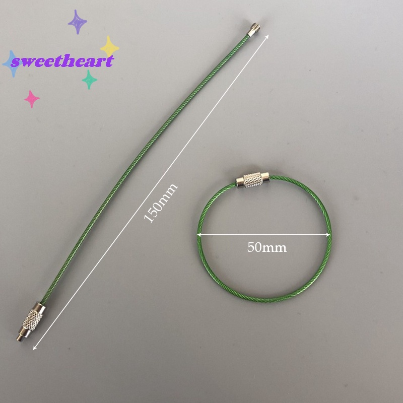 Set 10 Móc Khóa Bằng Thép Không Gỉ Dùng Ngoài Trời