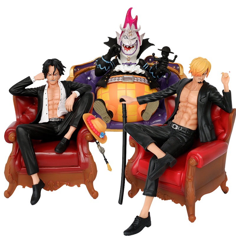 One Mô Hình Nhân Vật ace sanji gekko Miche Ngồi Ghế sofa