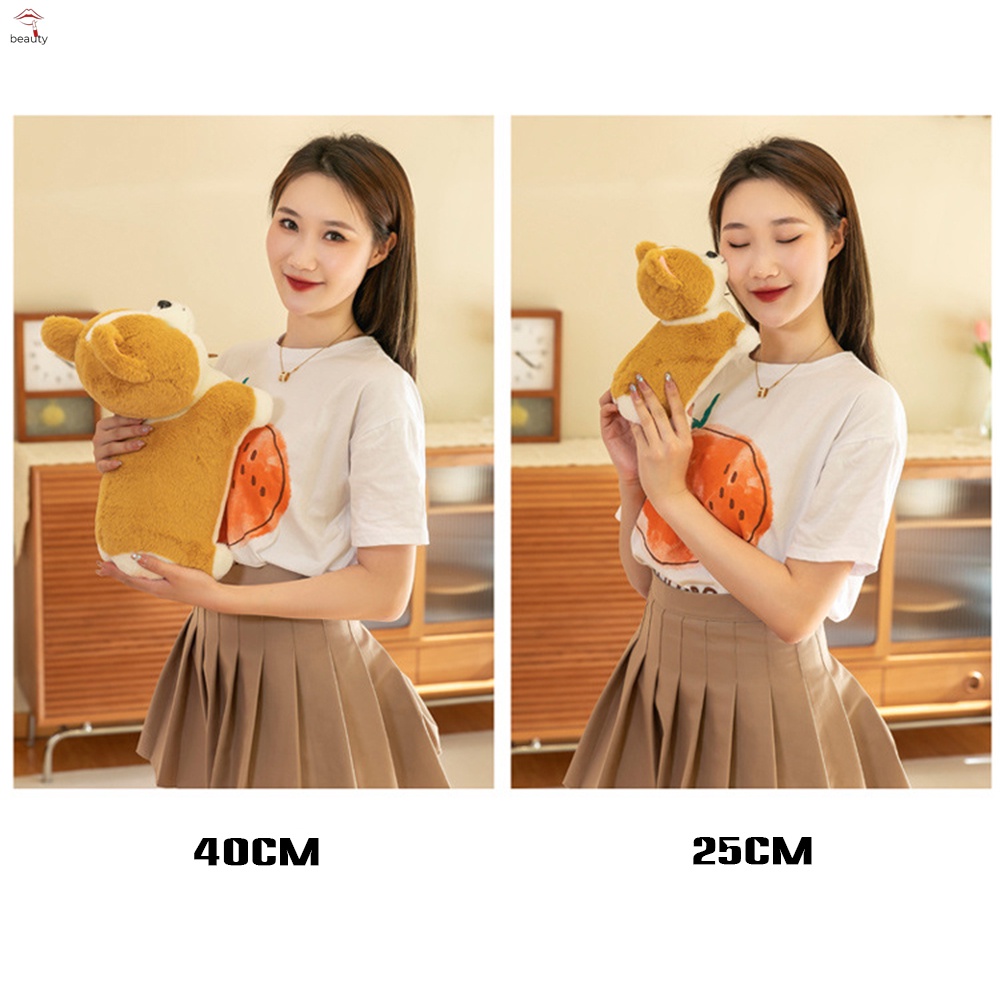 Hoạt Hình Đồ chơi nhồi bông Hình Chú Chó corgi Đáng Yêu