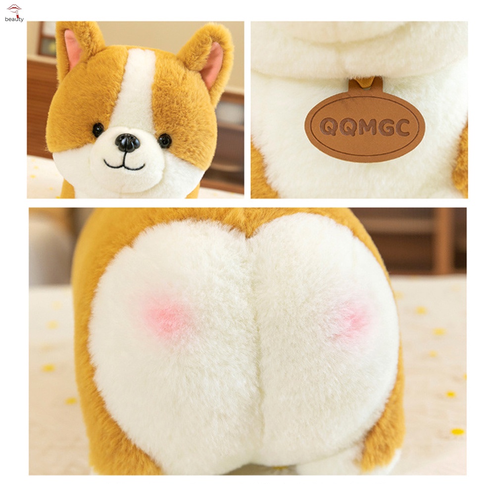 Hoạt Hình Đồ chơi nhồi bông Hình Chú Chó corgi Đáng Yêu