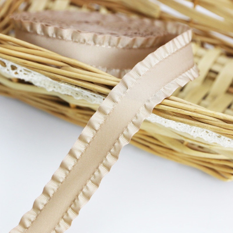 Cuộn Dây Ruy Băng Ren 22Mm Rộng 5 Yards Dùng Trang Trí Đầm