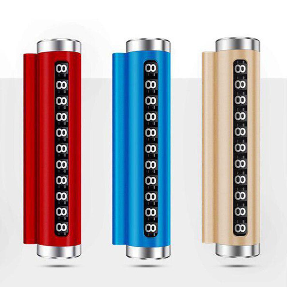 Thẻ Đỗ Xe Tạm Thời Bằng Kim Loại Có Con Lăn Chuyên Dụng Cho Xe Hơi