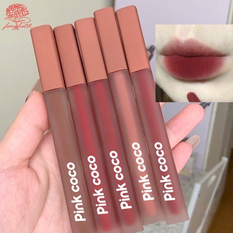 Pink Coco Son Lì Chống Thấm Nước Lâu Trôi