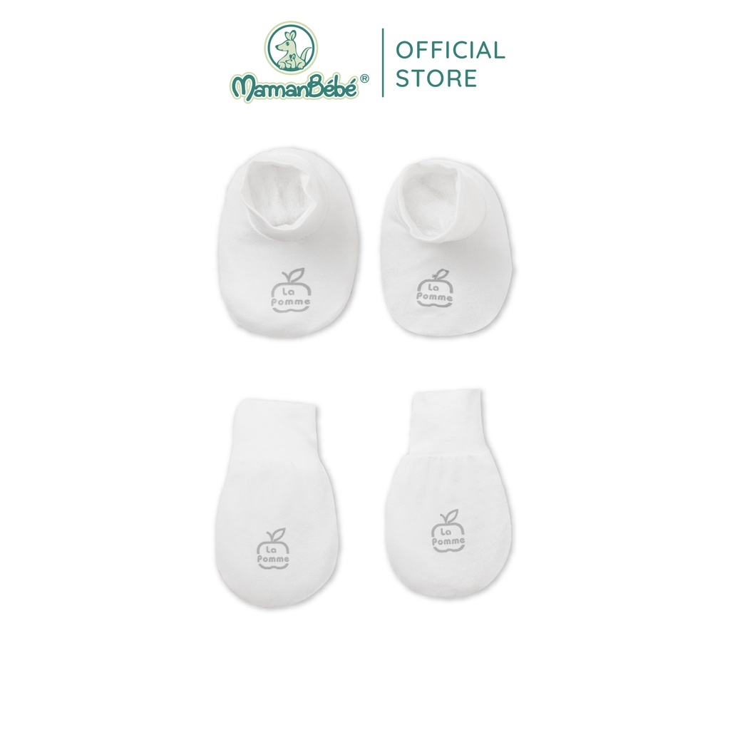 Set bao tay bao chân La Pomme viền màu