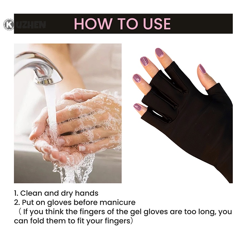 1 Đôi Găng Tay Chống Tia uv Không Ngón Chất Lượng Cao