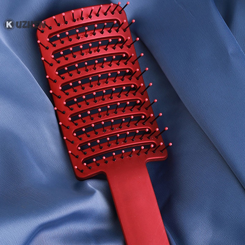 Lược Chải Tóc Xoăn Mát Xa Da Đầu Bằng nylon Cho Nữ kuzhen