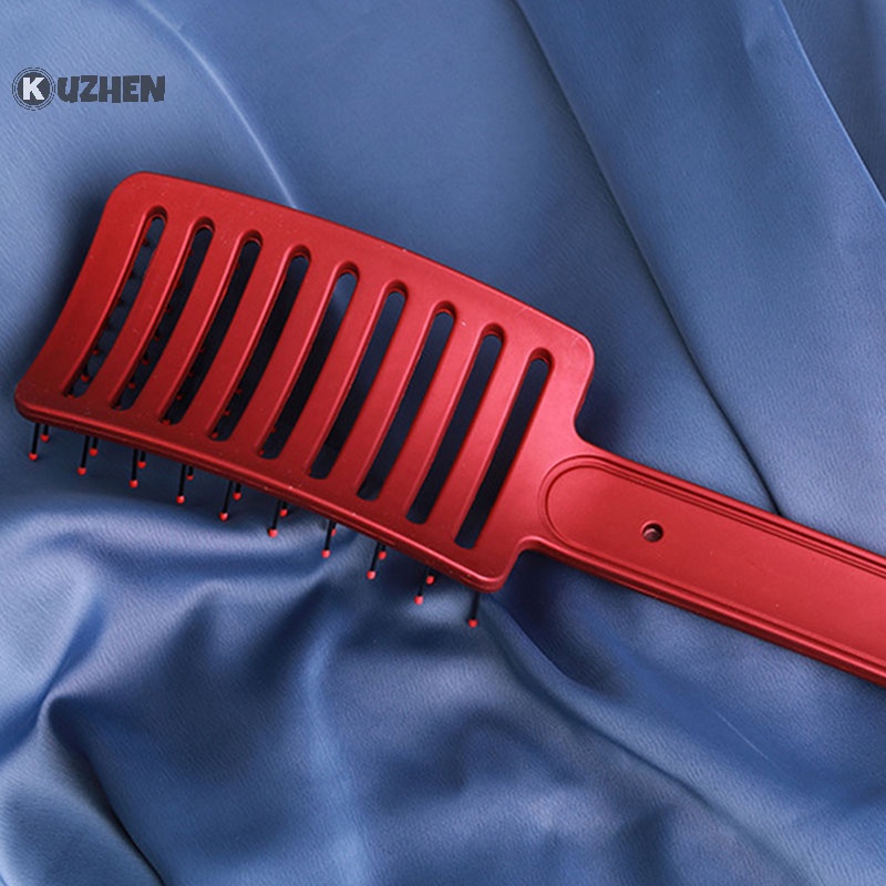 Lược Chải Tóc Xoăn Mát Xa Da Đầu Bằng nylon Cho Nữ kuzhen