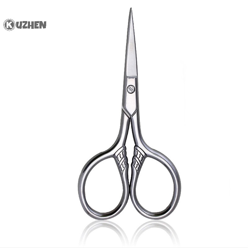 Kuzhen 1 Kéo Cắt Tỉa Lông Mày / Lông Mi / Mũi Bằng Thép Không Gỉ