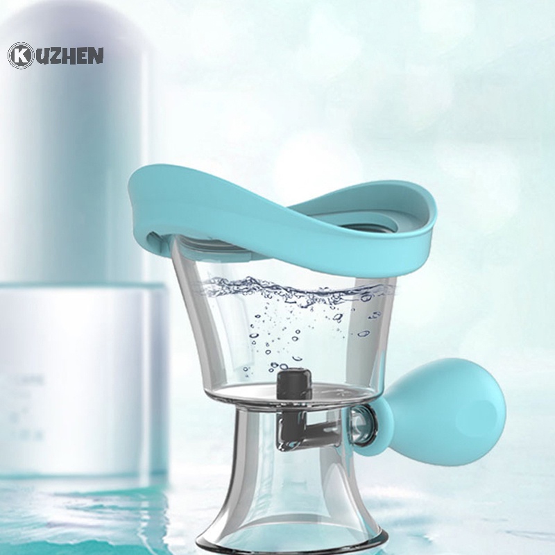 Kuzhen 1 Cốc silicone Rửa Mắt Nhỏ Gọn