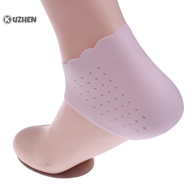 Kuzhen Vớ gel Silicon Dưỡng Ẩm Chăm Sóc Gót Chân Chống Nứt Nẻ Cho Nam Và Nữ