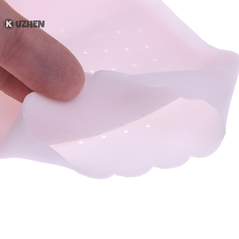 Kuzhen Vớ gel Silicon Dưỡng Ẩm Chăm Sóc Gót Chân Chống Nứt Nẻ Cho Nam Và Nữ