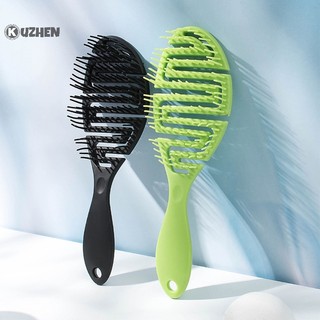 Kuzhen Lược Chải Tóc Ướt massage Da Đầu Mềm Mại Tạo Kiểu Tóc Xoăn
