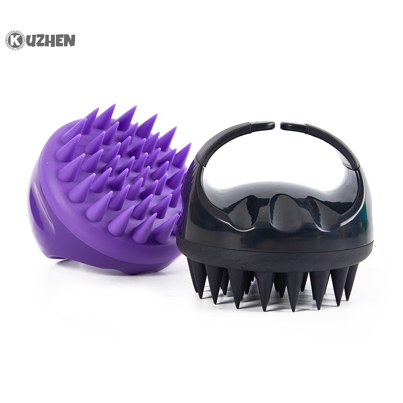 Kuzhen 1 Lược Gội Đầu Mát Xa Da Đầu Bằng silicone