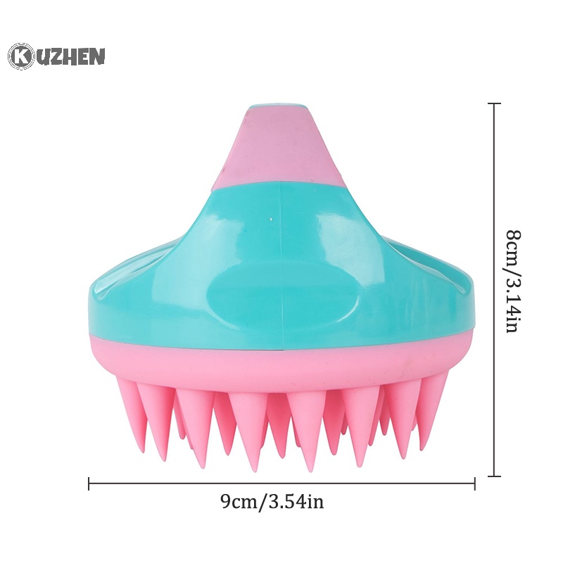 Kuzhen 1 Lược Gội Đầu Mát Xa Da Đầu Bằng silicone
