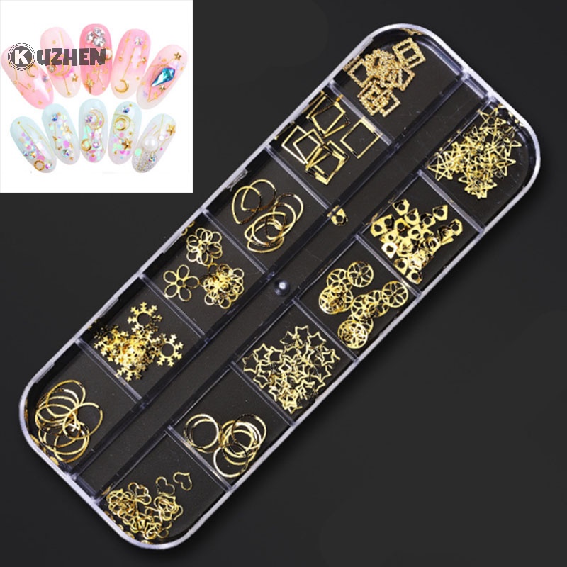 Hộp Đá Đính Trang Trí Móng Tay 3d Nghệ Thuật