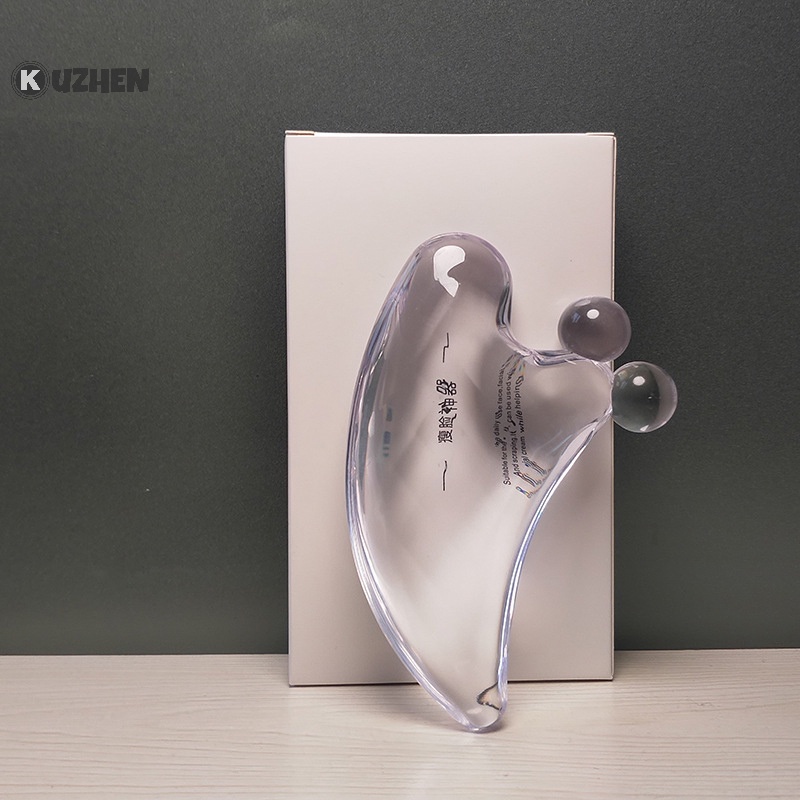 Kuzhen Dụng Cụ Mát Xa Chăm Sóc Da Mặt Châm Cứu gua sha