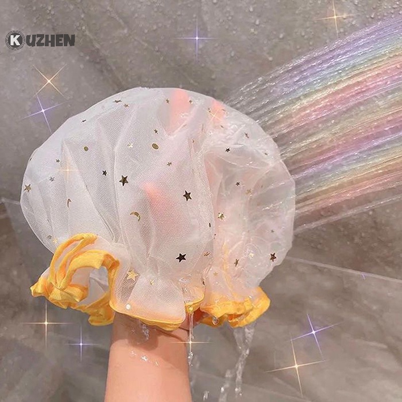 1 Mũ Trùm Tóc Khi Tắm Chống Nước Hai Lớp Cho Nữ