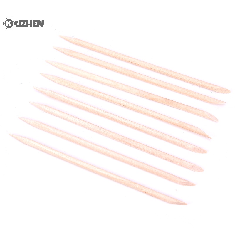 Set 100 Que Gỗ Cam Chuyên Dụng Cho Làm Móng