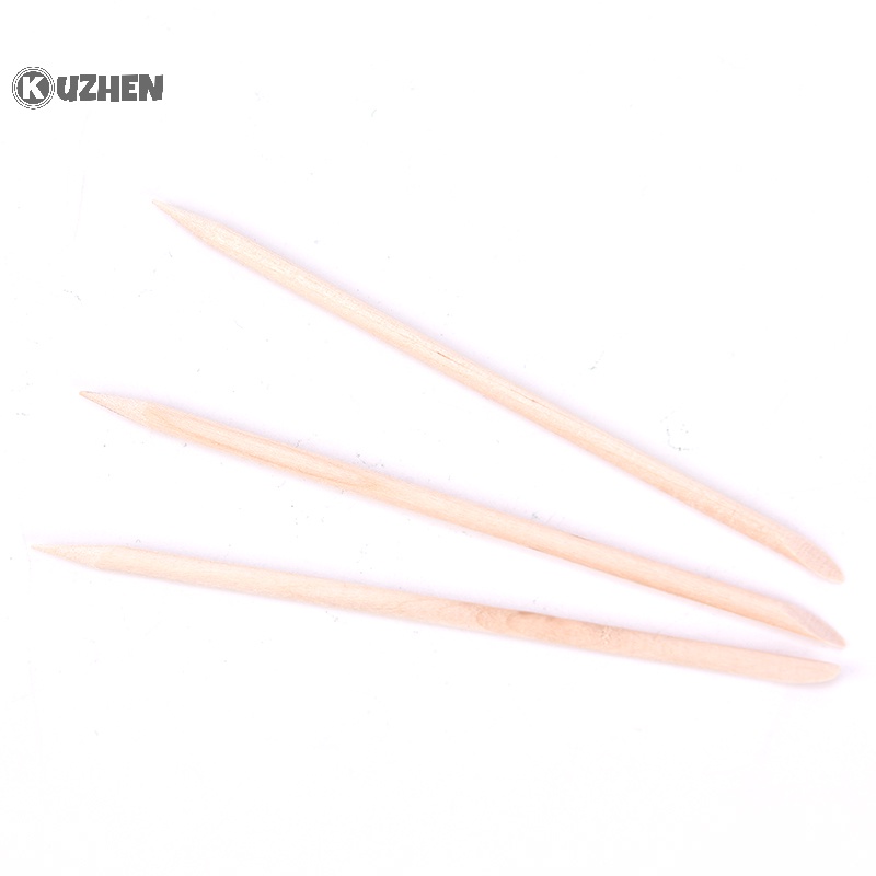 Set 100 Que Gỗ Cam Chuyên Dụng Cho Làm Móng