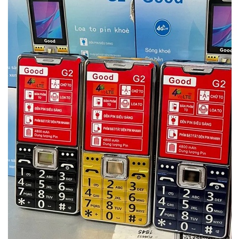 Điện thoại Good G2 4g Người già Loa to pin khõe