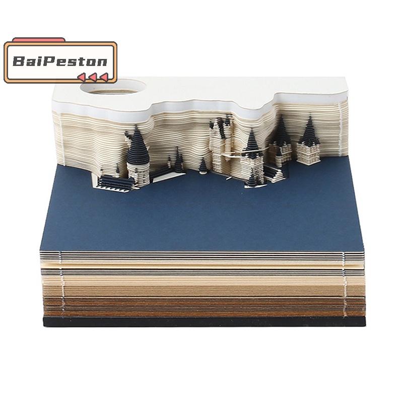 Lịch Để Bàn 3d Có Đèn led Và Giấy Ghi Chú Sáng Tạo