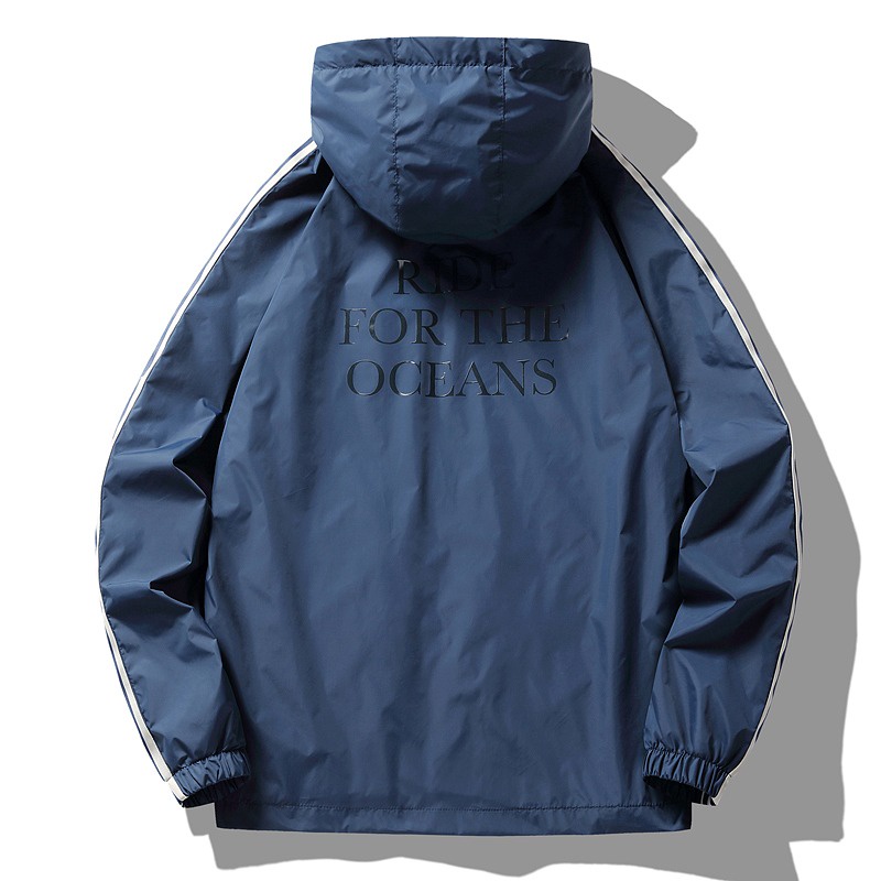 Áo Khoác Thể Thao Adidas 100% Chính Hãng Siêu Nhẹ Chống Gió Có Mũ Trùm Cá Tính