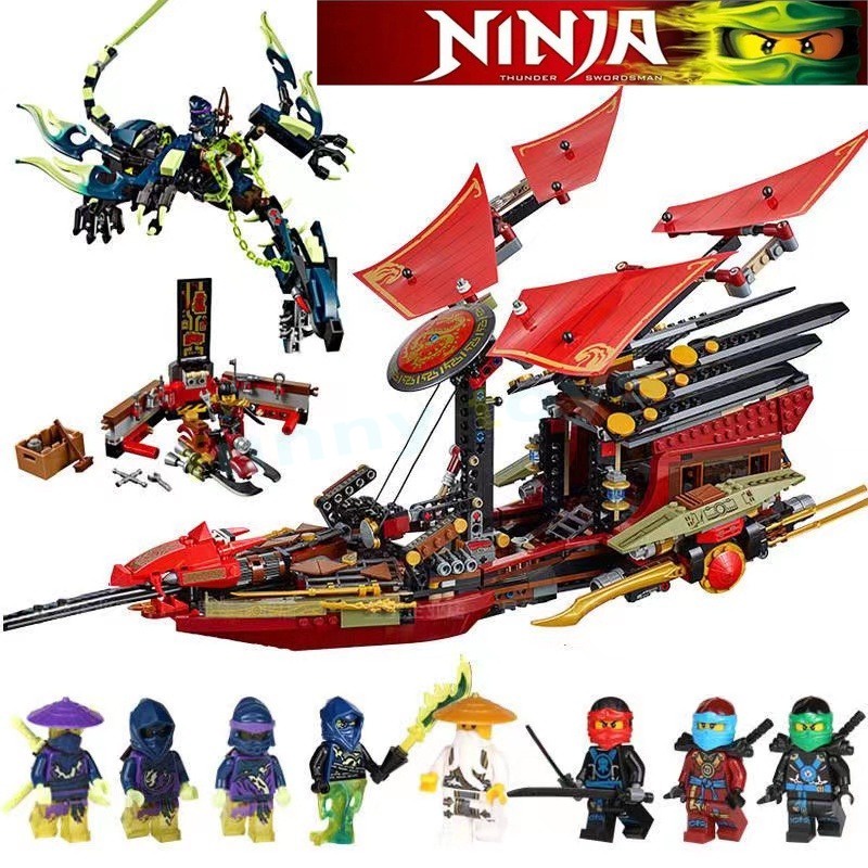 Bộ Đồ Chơi Lắp Ráp lego ninjago series 70738 Destiny