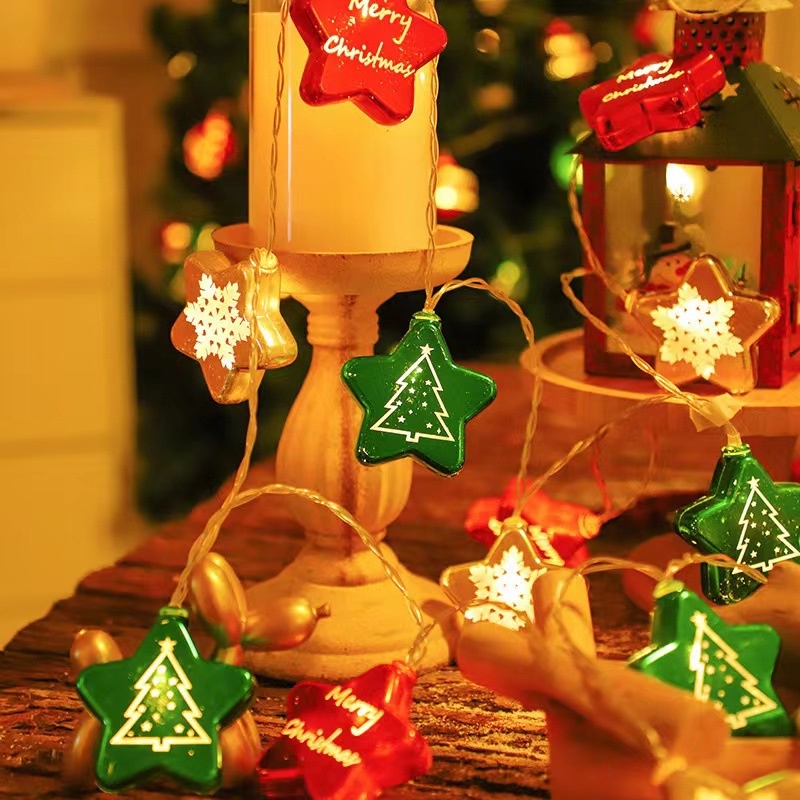 Dây Đèn Ngôi Sao Trang Trí Giáng Sinh