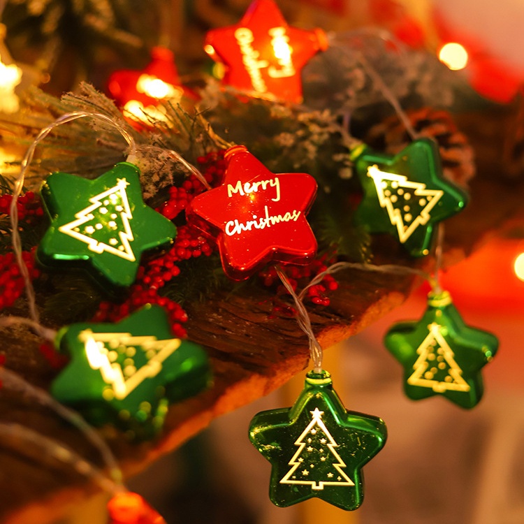 Dây Đèn Ngôi Sao Trang Trí Giáng Sinh