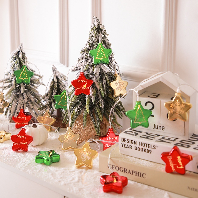 Dây Đèn Ngôi Sao Trang Trí Giáng Sinh