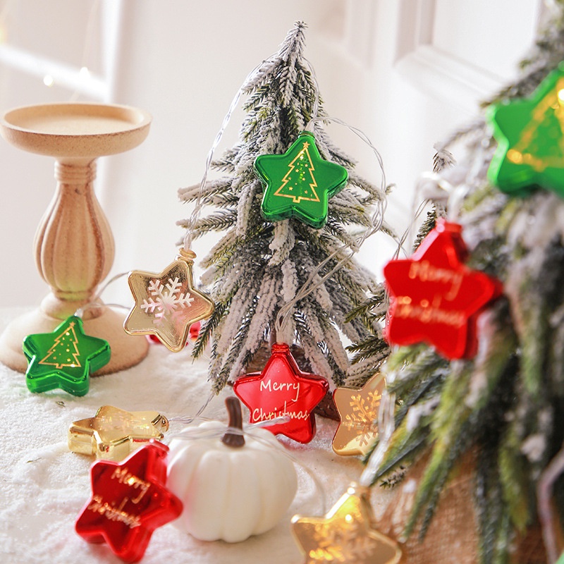 Dây Đèn Ngôi Sao Trang Trí Giáng Sinh