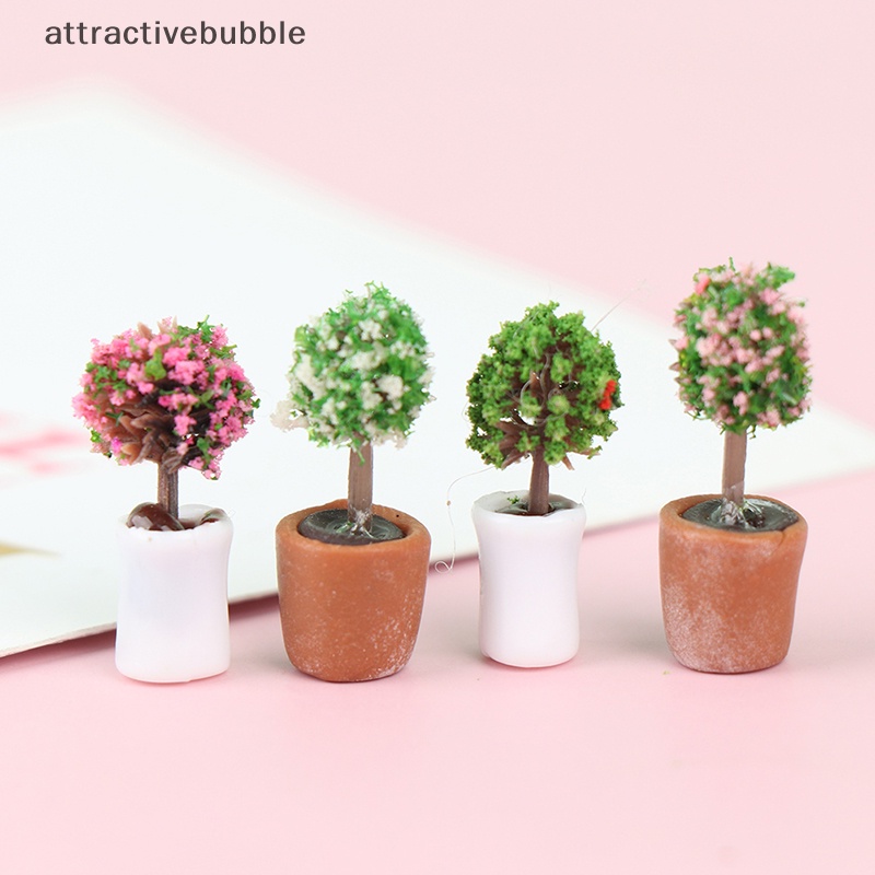 Atvn Chậu Cây mini Tỉ Lệ 1: 12 Trang Trí Nhà Búp Bê