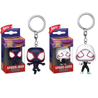 Funko pop Móc Khóa Mô Hình Búp Bê peter parker man gwem Phim marvel miles
