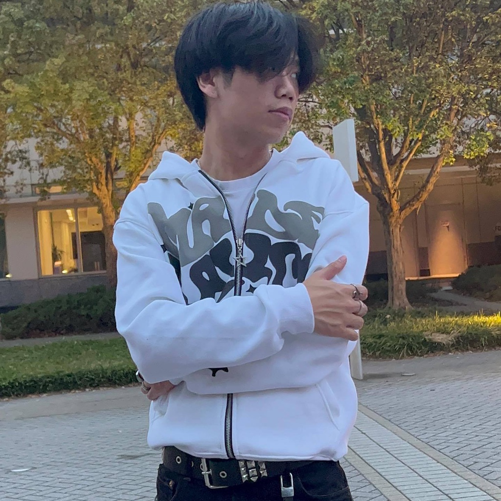 Áo Hoodie Có Khóa Kéo In Chữ y2k Và Ngôi Sao Phong Cách retro Mỹ Thời Trang Xuân Thu Cho Nam Và Nữ