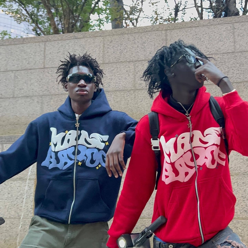 Áo Hoodie Có Khóa Kéo In Chữ y2k Và Ngôi Sao Phong Cách retro Mỹ Thời Trang Xuân Thu Cho Nam Và Nữ