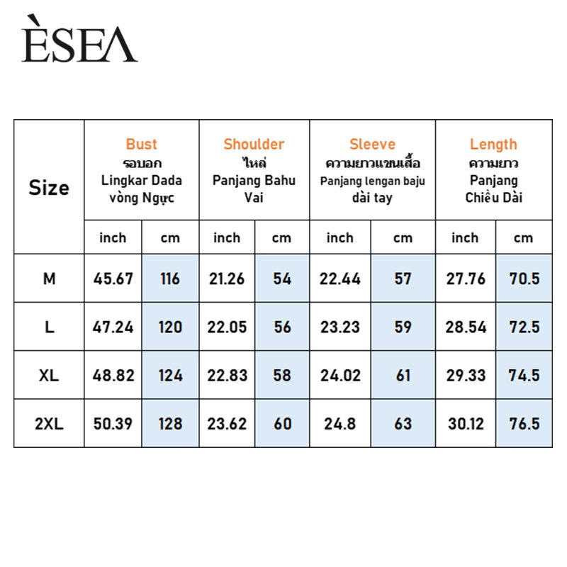 Esea Áo Khoác Tay Dài Thêu Họa Tiết Đơn Giản Phong Cách harajuku Nhật Bản Thời Trang Xuân Thu Dành Cho Nam Và Nữ