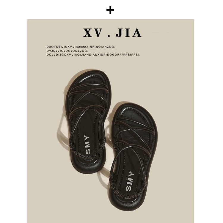 C＆S  Dép sandal nữ Hở Ngón Đế Dày Có Quai Cài 2023NEW Mùa hè Kiểu Dáng Thời Trang B98G1RU 35Z230901