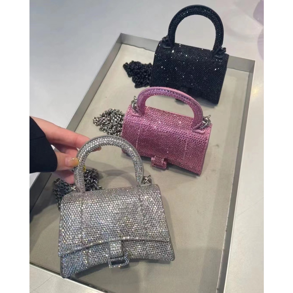 Túi Đeo Chéo Đính Kim Cương Toàn Bộ Phong Cách B hot girl