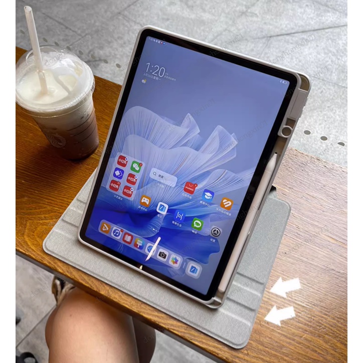Bao Da Máy Tính Bảng Xoay 360 Độ Cho honor pad 8 12 inch hey-w09 smart honor pad x9 x8 pro x8 lite Ốp
