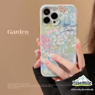ốp iphone cứng chống sốc Thời Trang Sang Trọng Tranh sơn dầu Hoa vỡ Cho 14 xr 13 11 12 pro max 8 7 6 6s plus x xs max se 2020 13 12 11