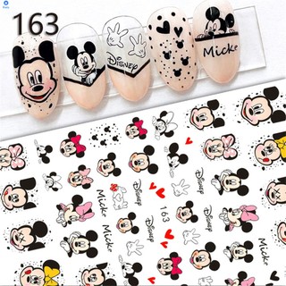 Miếng dán móng tay hoạt hình miếng dán móng tay hình thỏ mickey trang trí móng tay đề can dán móng tay anime