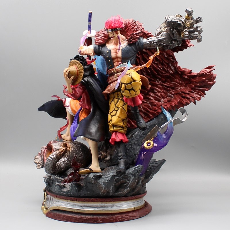 MH76 - Mô Hình Cao Cấp Luffy Law Kid Phiên Bản Nhỏ Cao 22cm - Mô Hình One Piece SẴN HÀNG