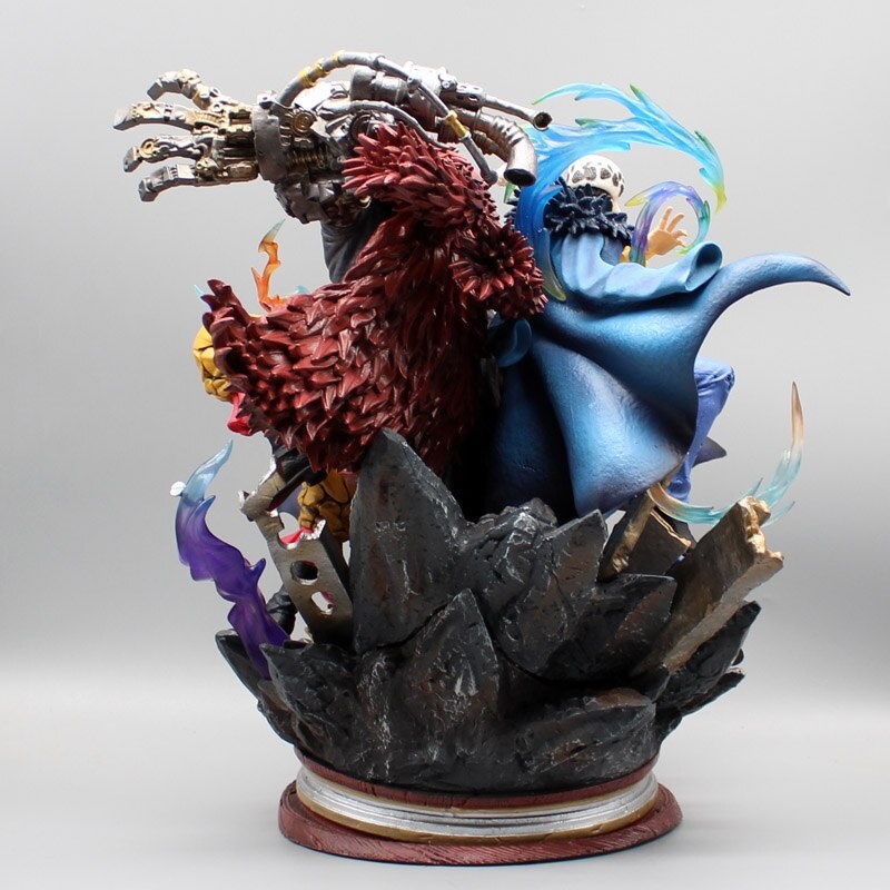 MH76 - Mô Hình Cao Cấp Luffy Law Kid Phiên Bản Nhỏ Cao 22cm - Mô Hình One Piece SẴN HÀNG