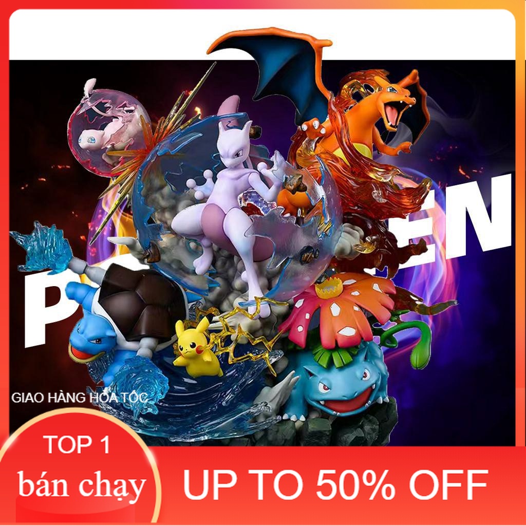 MH65 - Mô Hình Pokemon Cao Cấp POKEMON DREAM EVOLUTION Hệ Tiến Hóa Cao 36CM