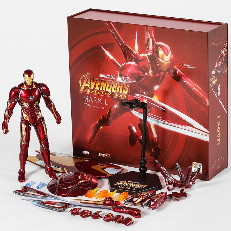 MH07 - Mô hình ZD Toys Iron Man Mark 50 Deluxe MK50 18cm - Mô Hình Marvel Avenger End Game