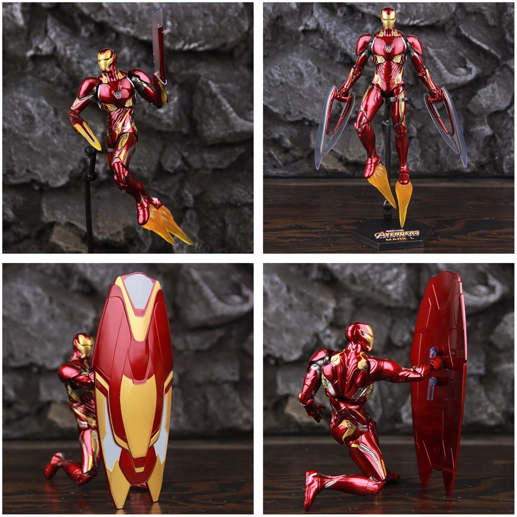 MH07 - Mô hình ZD Toys Iron Man Mark 50 Deluxe MK50 18cm - Mô Hình Marvel Avenger End Game