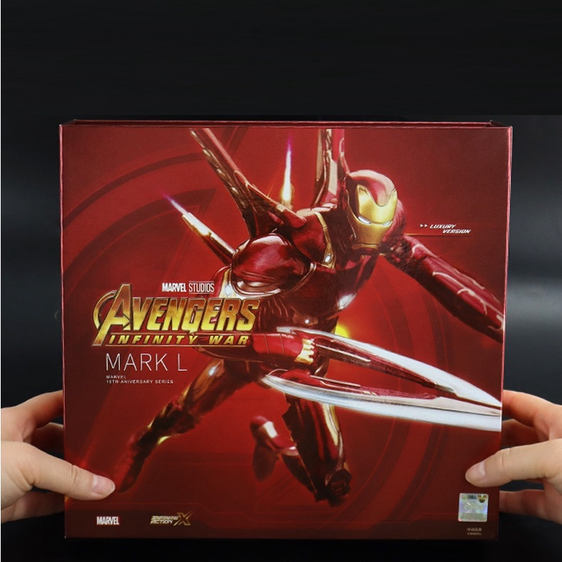 MH07 - Mô hình ZD Toys Iron Man Mark 50 Deluxe MK50 18cm - Mô Hình Marvel Avenger End Game