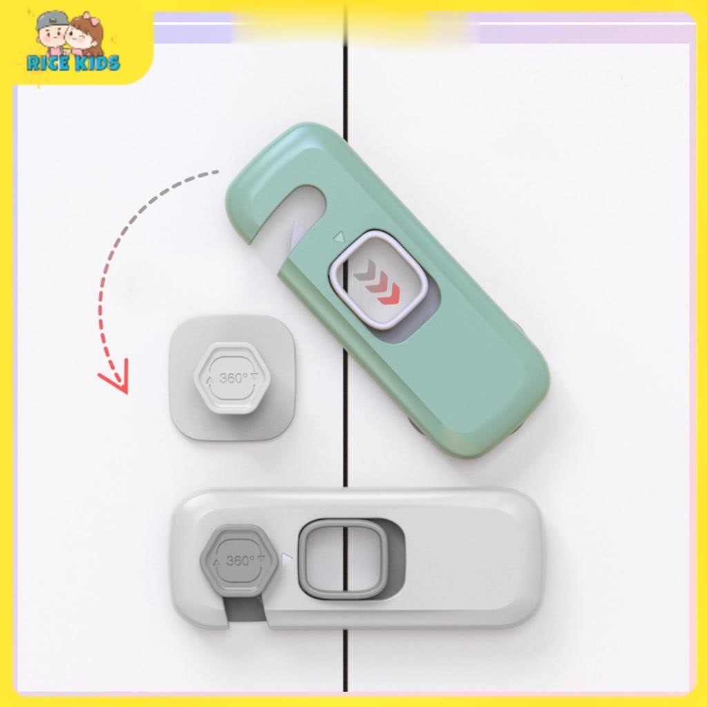 Khóa tủ lạnh, khóa tủ an toàn cho bé cao cấp Looktosee