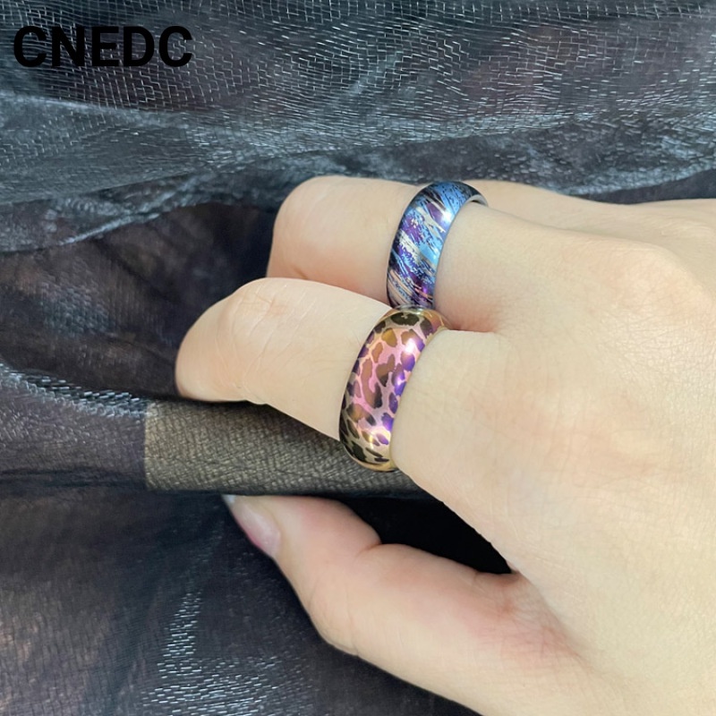 Nhẫn Đeo Tay Bằng Hợp Kim Titan Sang Trọng Cho Nam Nữ